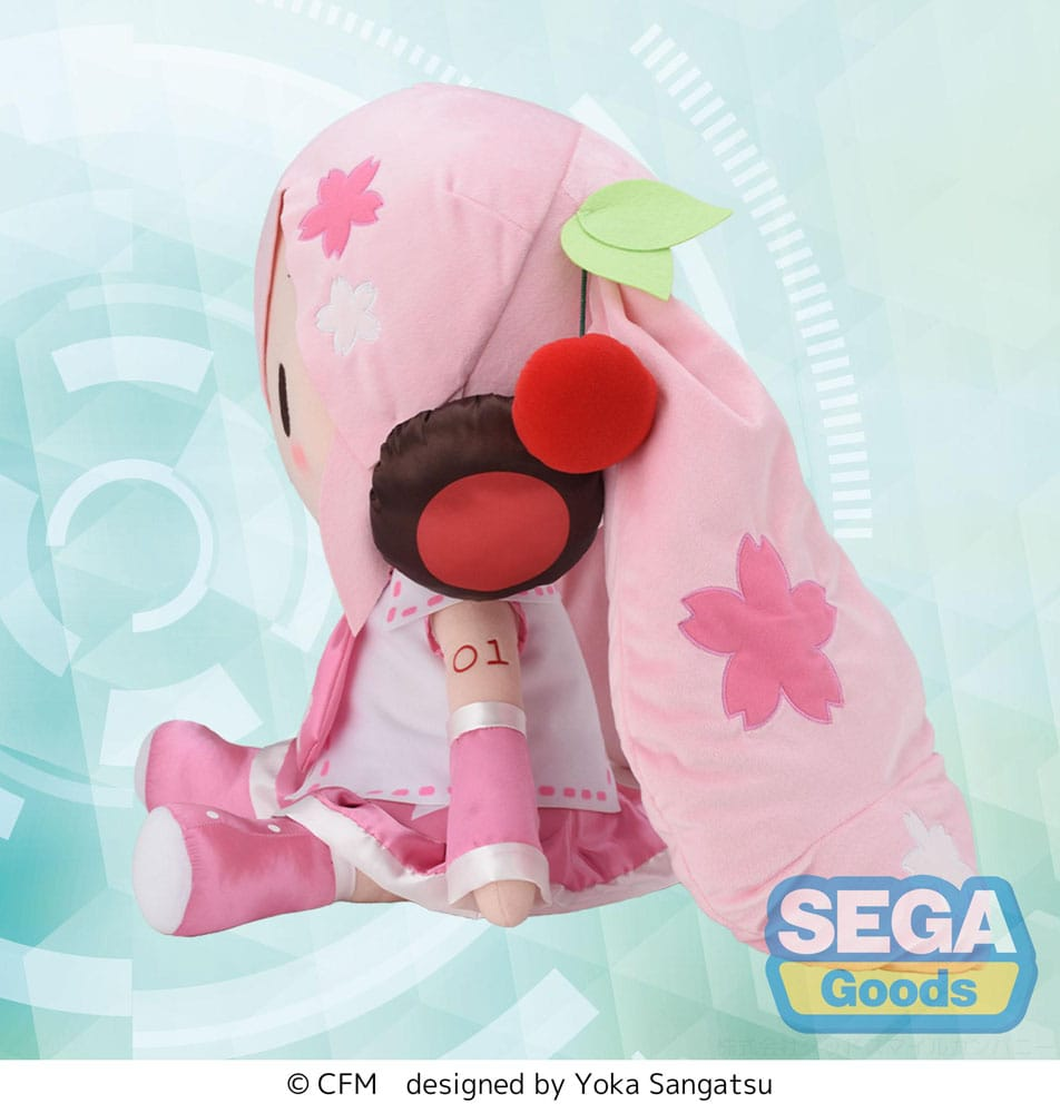 Hatsune Miku Fuwa Petit Plush Sakura Miku Dodeka Jumbo
