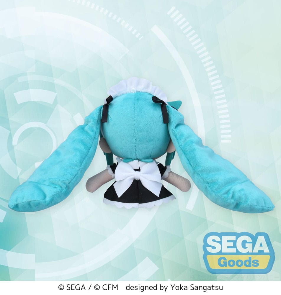 Vocaloid Fuwa Petit Plush Hatsune Miku Maid Ver (EX)
