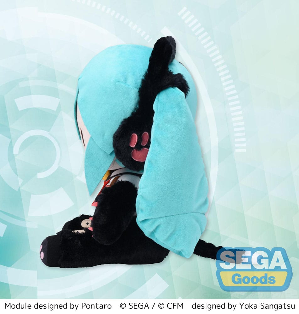 Hatsune Miku Project Diva Arcade Future Tone Fuwa Petit Plush Hatsune Miku Kitty Cat LL