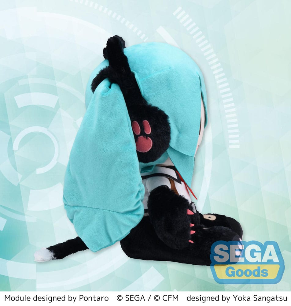 Hatsune Miku Project Diva Arcade Future Tone Fuwa Petit Plush Hatsune Miku Kitty Cat LL