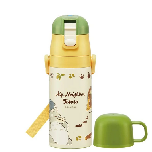 My Neighbor Totoro Water Bottle double opening Totoro & Catbus