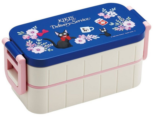 Kiki's Delivery Service Two Layer Lunch Box Jiji Flower Garland