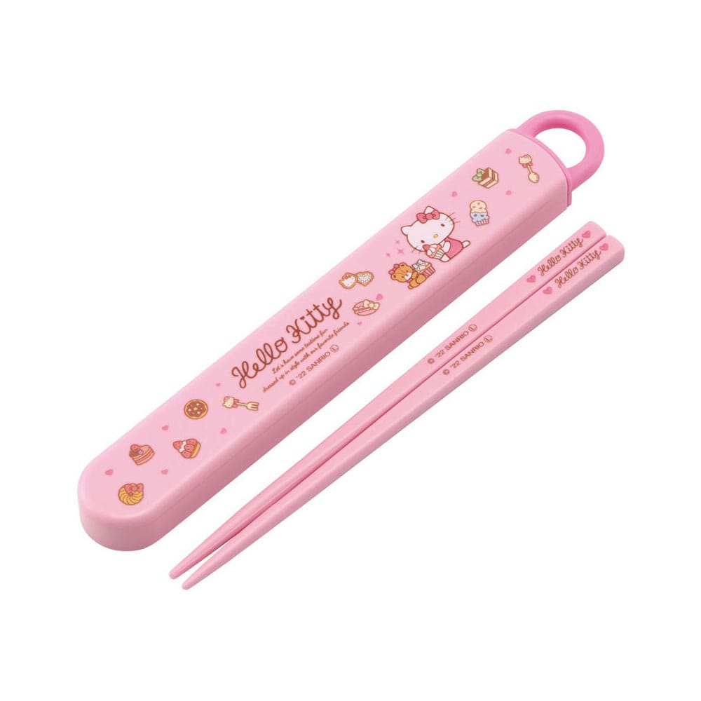 Hello Kitty Chopsticks with Box Sweety pink