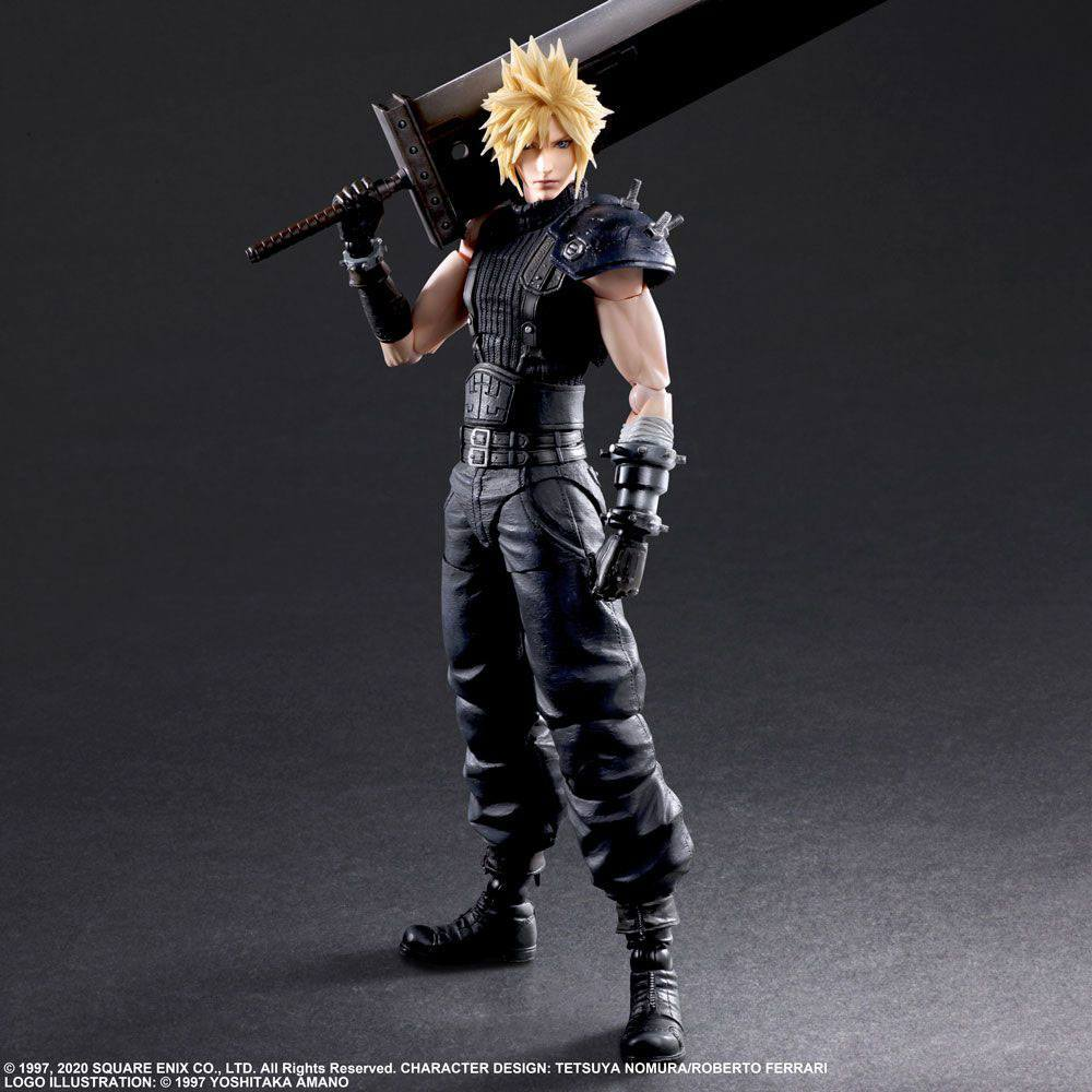 Final Fantasy VII Remake Play Arts Kai Action Figure Cloud Strife Ver. 2