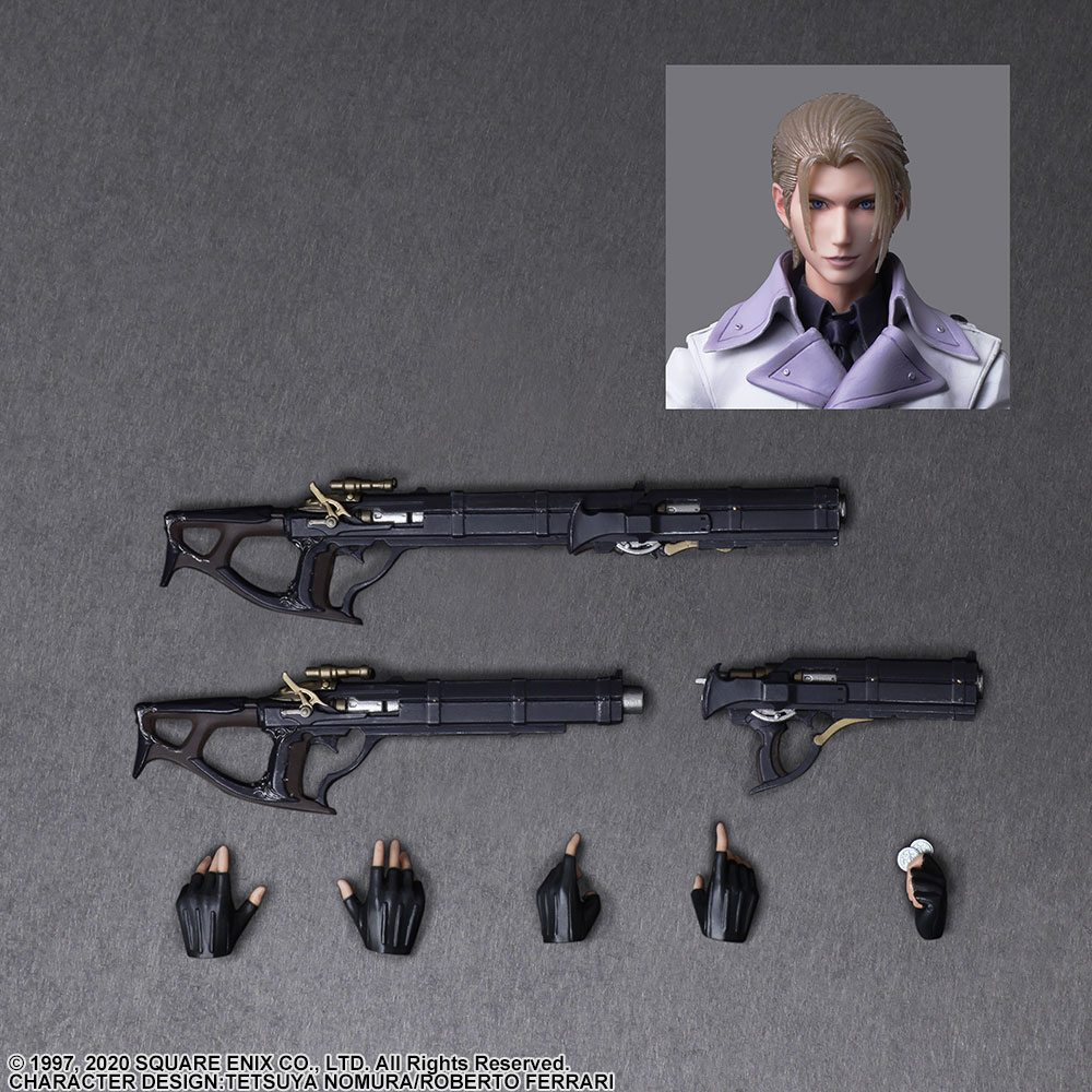 Final Fantasy VII Remake Play Arts Kai Action Figure Rufus Shinra