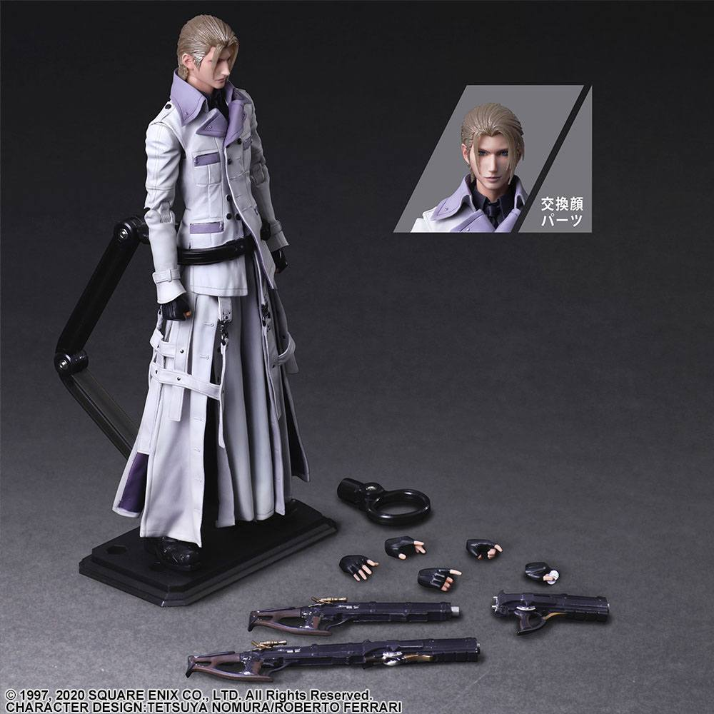Final Fantasy VII Remake Play Arts Kai Action Figure Rufus Shinra