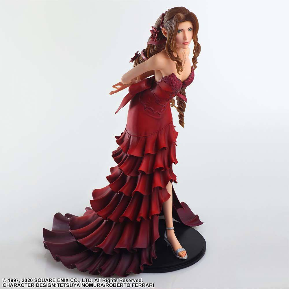 Final Fantasy VII Remake Static Arts Gallery Statue Aerith Gainsborough Dress Ver