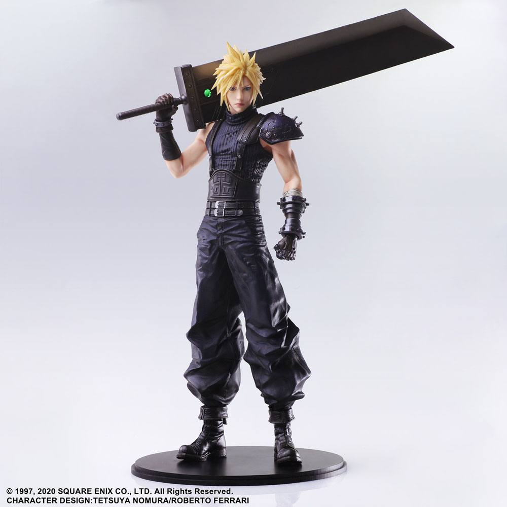 Final Fantasy VII Remake Static Arts Gallery Statue Cloud Strife