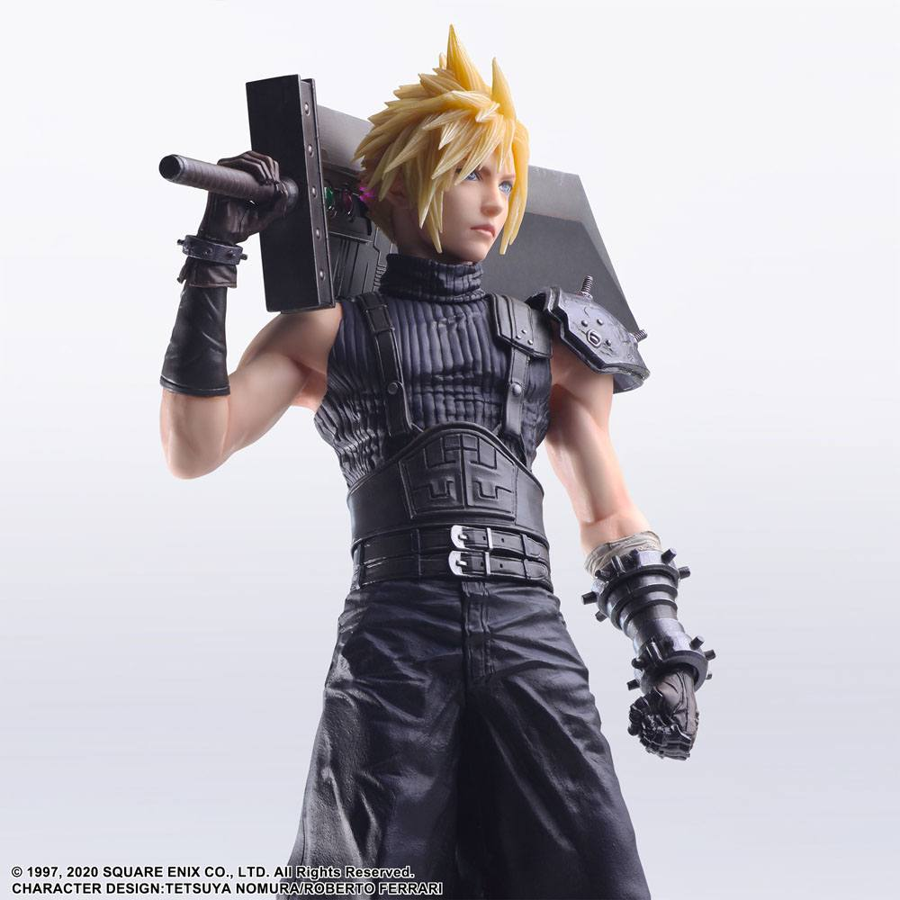 Final Fantasy VII Remake Static Arts Gallery Statue Cloud Strife