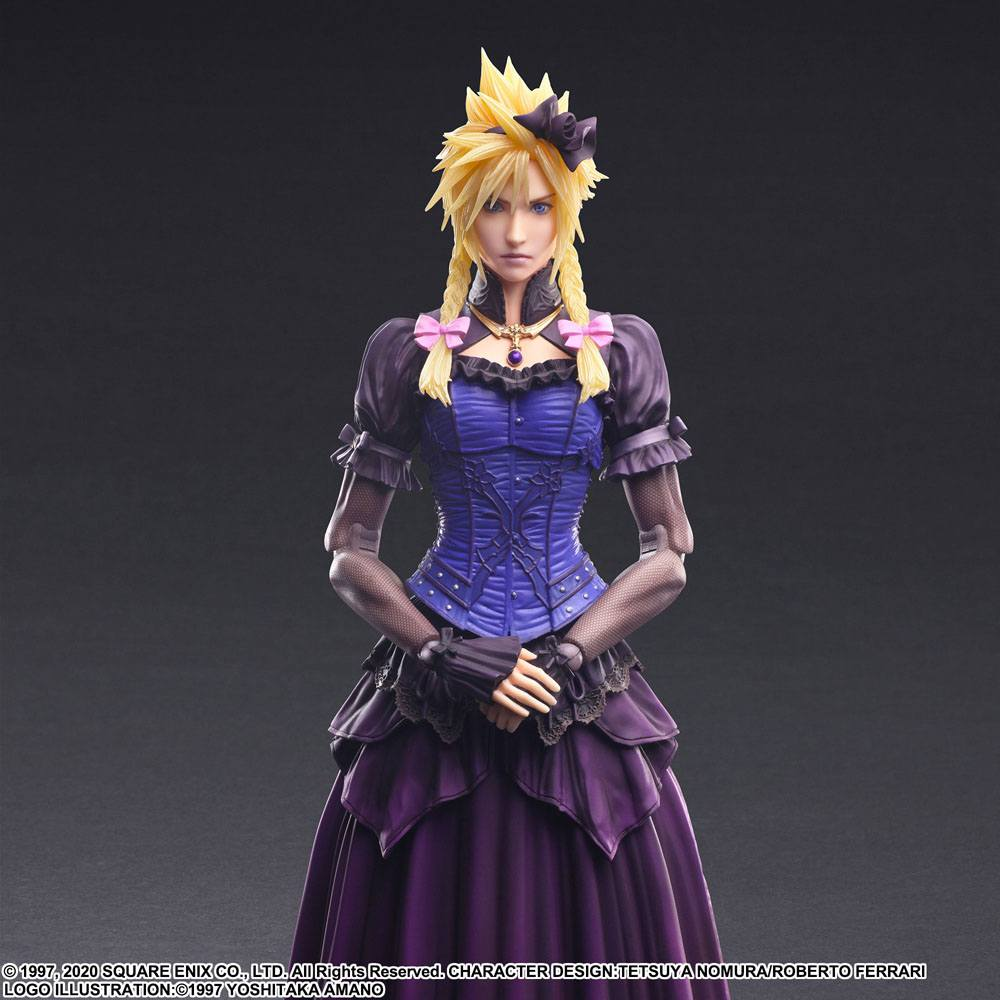 Final Fantasy VII Remake Play Arts Kai Action Figure Cloud Strife Dress Ver