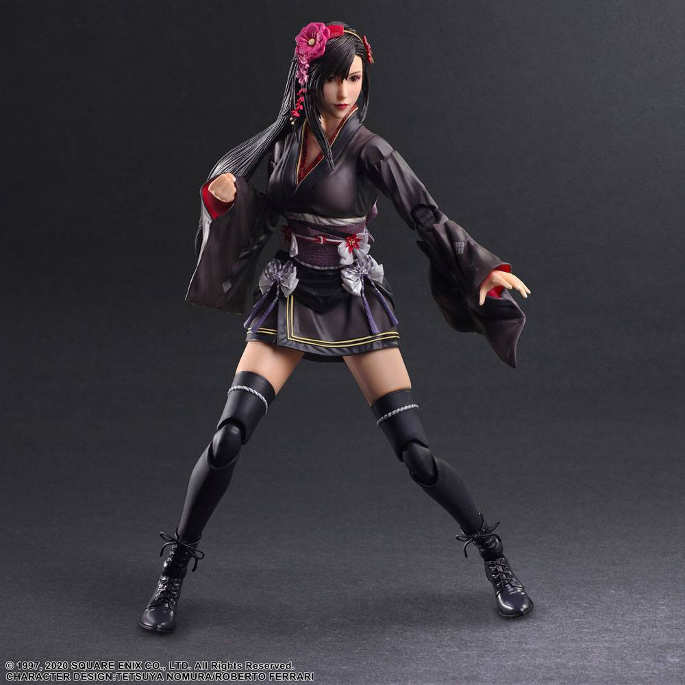 Final Fantasy VII Remake Play Arts Kai Action Figure Tifa Lockhart Exotic Dress Ver