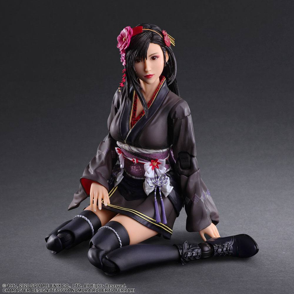 Final Fantasy VII Remake Play Arts Kai Action Figure Tifa Lockhart Exotic Dress Ver