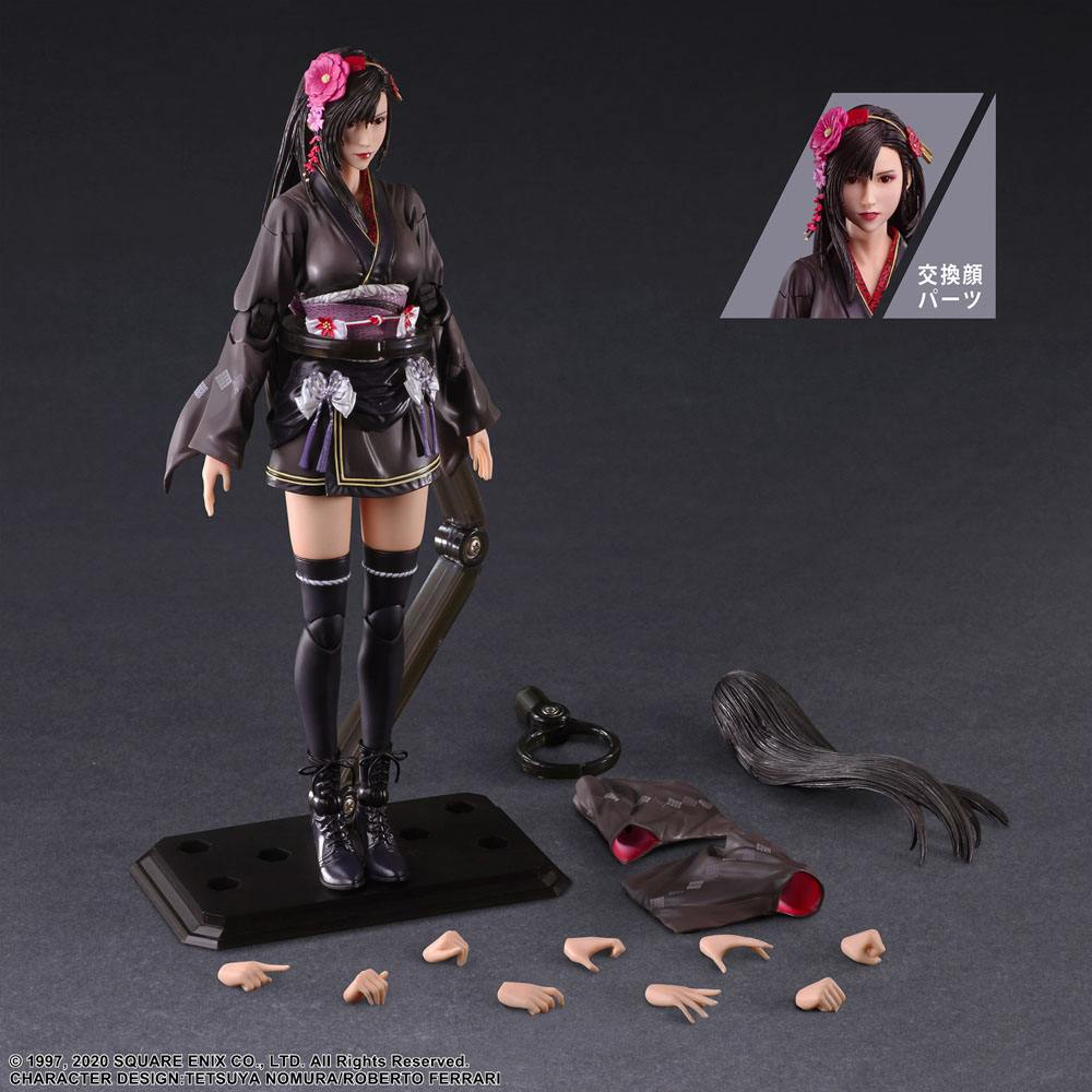 Final Fantasy VII Remake Play Arts Kai Action Figure Tifa Lockhart Exotic Dress Ver