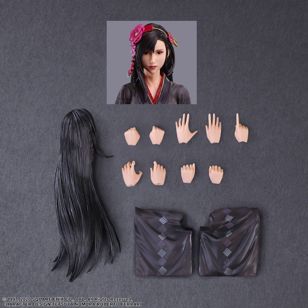Final Fantasy VII Remake Play Arts Kai Action Figure Tifa Lockhart Exotic Dress Ver