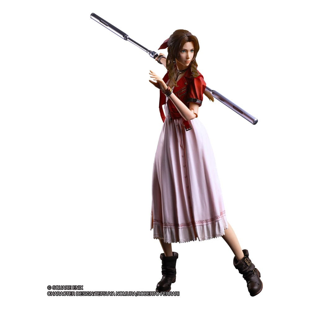 Final Fantasy VII Rebirth Play Kai Arts Action Figure Aerith Gainsborough