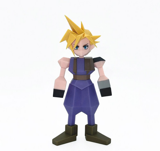 Final Fantasy VII Polygon Vinyl Figure Cloud Strife