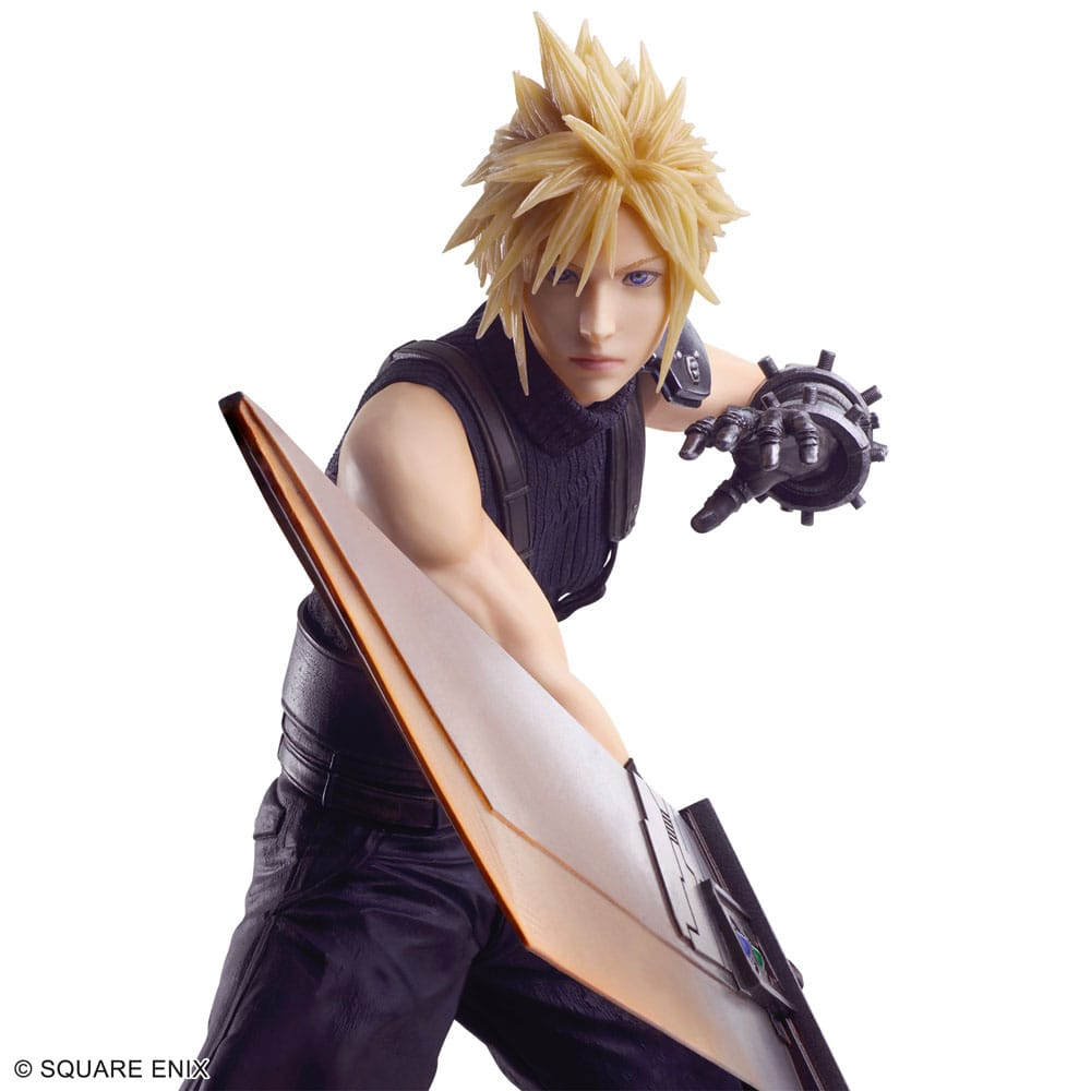 Final Fantasy VII Rebirth Static Arts Gallery Statue Cloud Strife