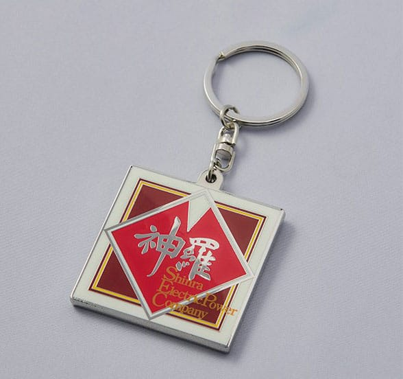 Final Fantasy VII Rebirth Metal Keychain Shinra