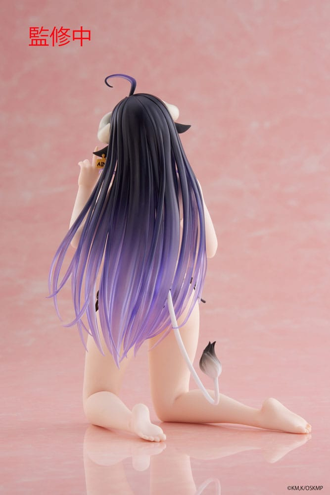 Overlord Desktop Cute Albedo Cow-Print Swimsuit