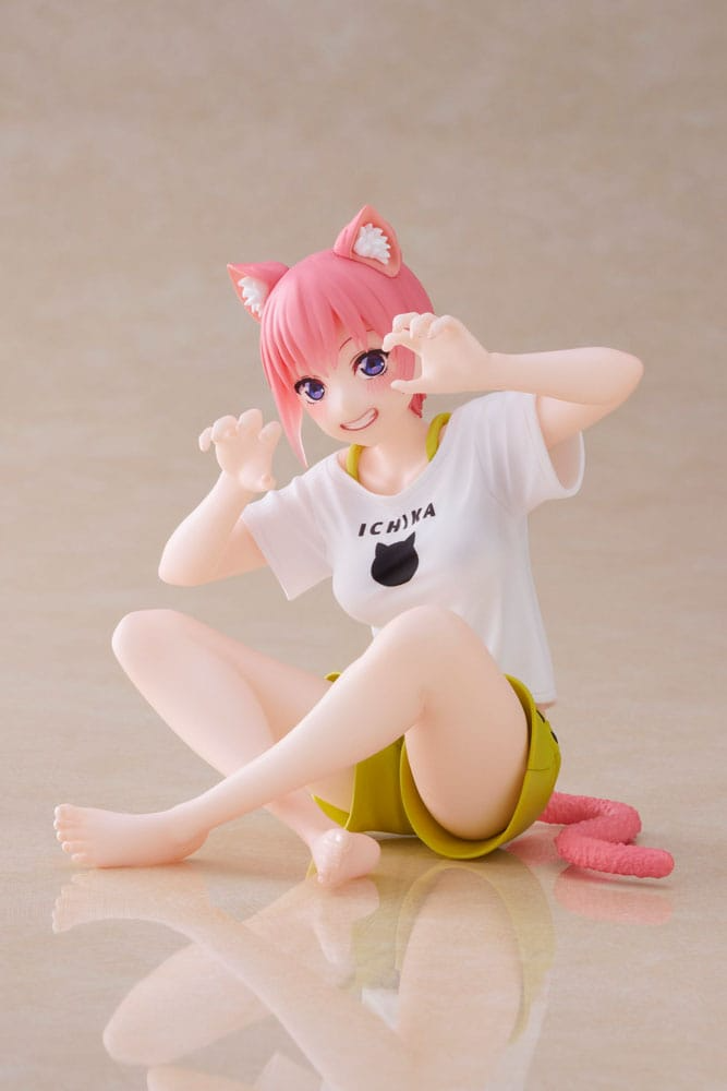 The Quintessential Quintuplets Desktop Cute Ichika Nakano Cat Roomwear