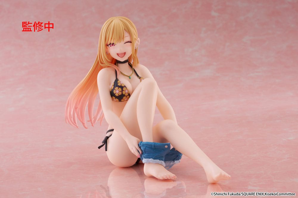 My Dress-Up Darling Desktop Cute Marin Kitagawa Measured Swimsuit Ver