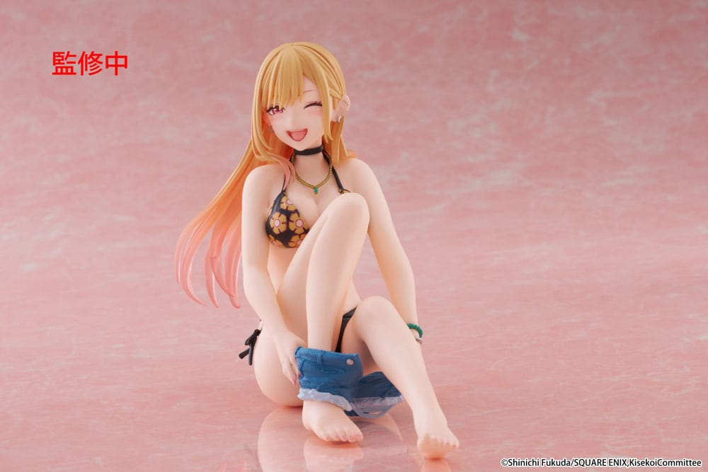 My Dress-Up Darling Desktop Cute Marin Kitagawa Measured Swimsuit Ver