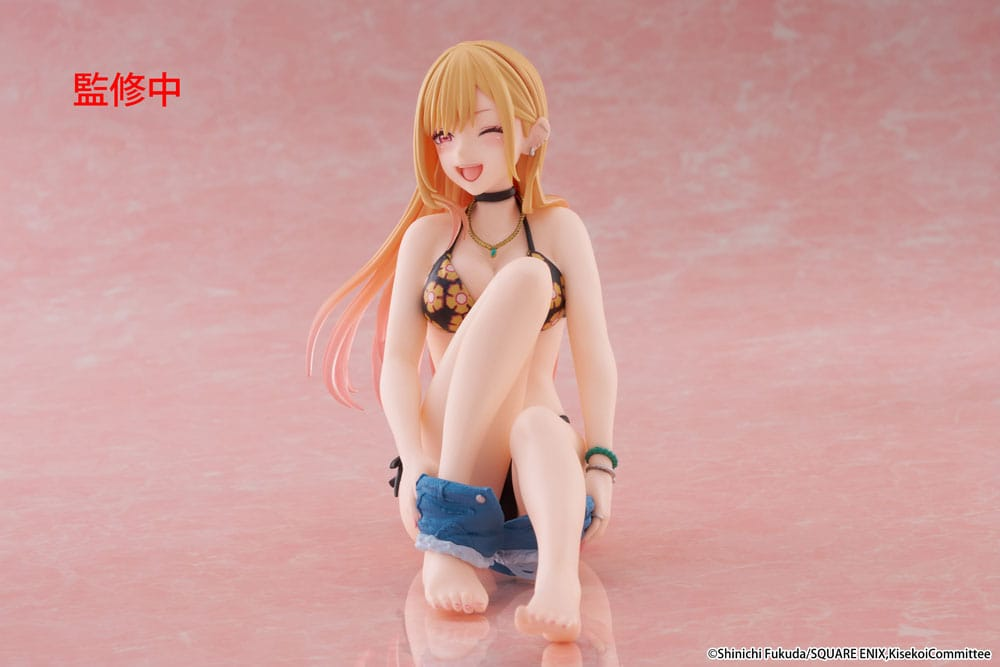 My Dress-Up Darling Desktop Cute Marin Kitagawa Measured Swimsuit Ver