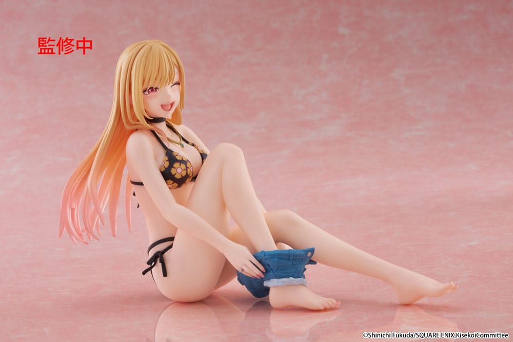 My Dress-Up Darling Desktop Cute Marin Kitagawa Measured Swimsuit Ver