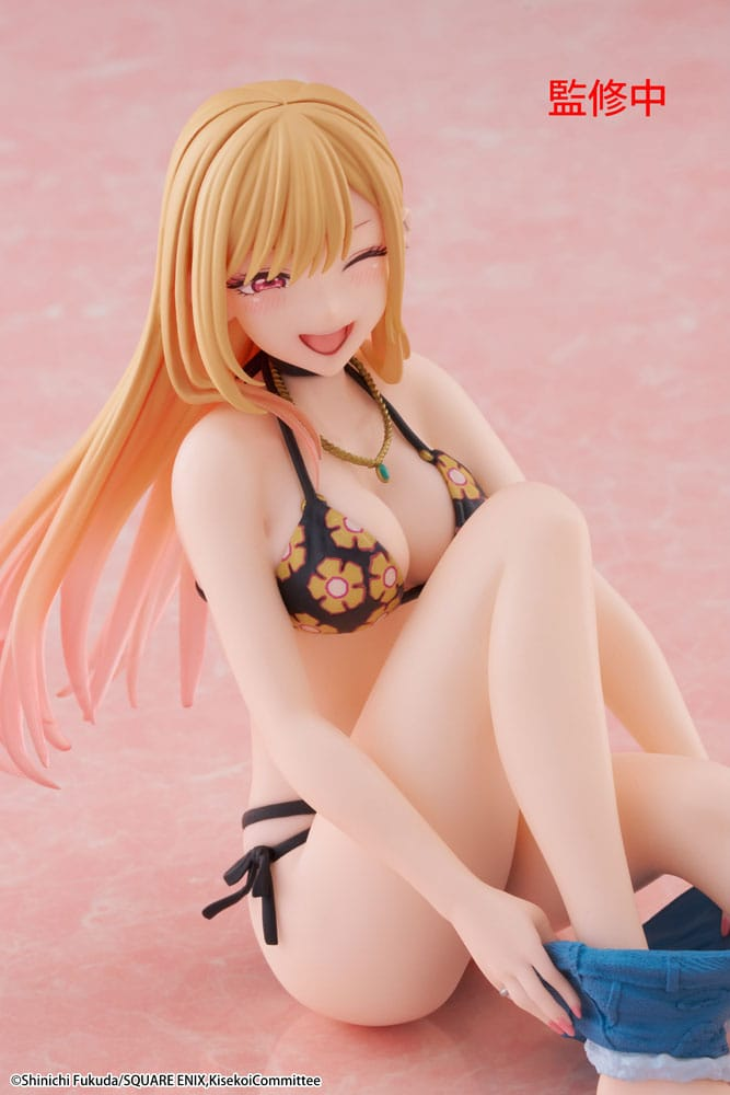 My Dress-Up Darling Desktop Cute Marin Kitagawa Measured Swimsuit Ver