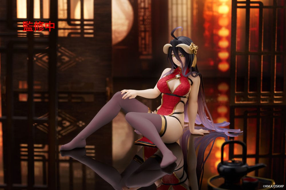 Overlord Desktop Cute Albedo Chinese Dress Renewal Ver