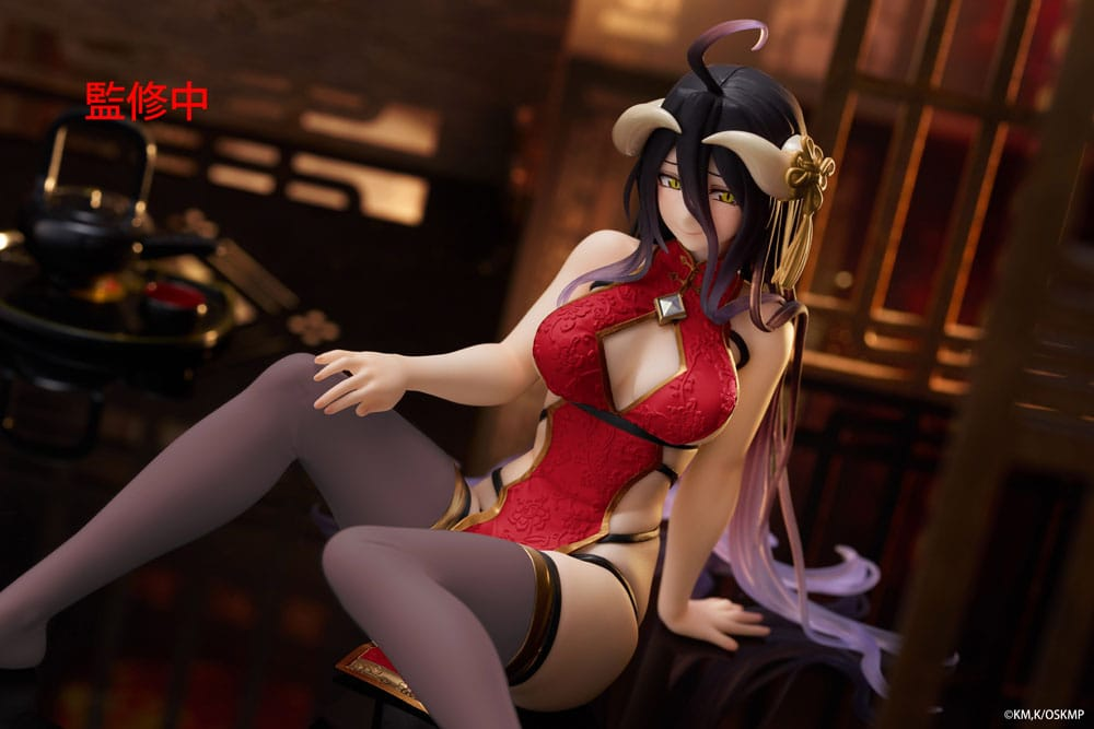 Overlord Desktop Cute Albedo Chinese Dress Renewal Ver