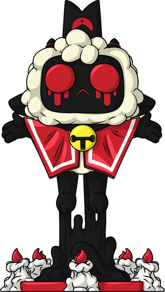 Cult Of The Lamb Youtooz Vinyl Figure Possessed Lamb