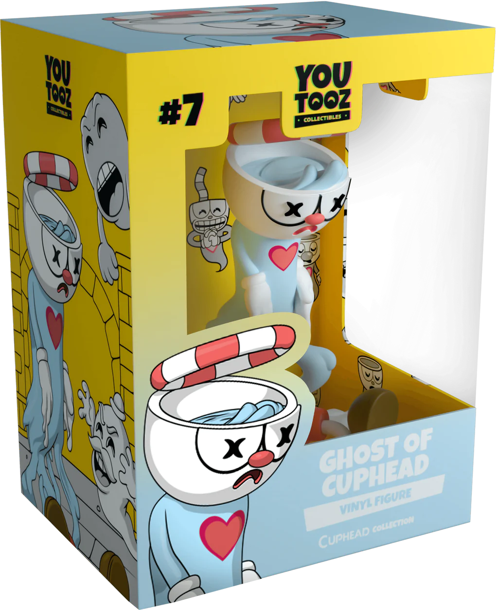 Cuphead Youtooz Vinyl Figure Ghost Of Cuphead