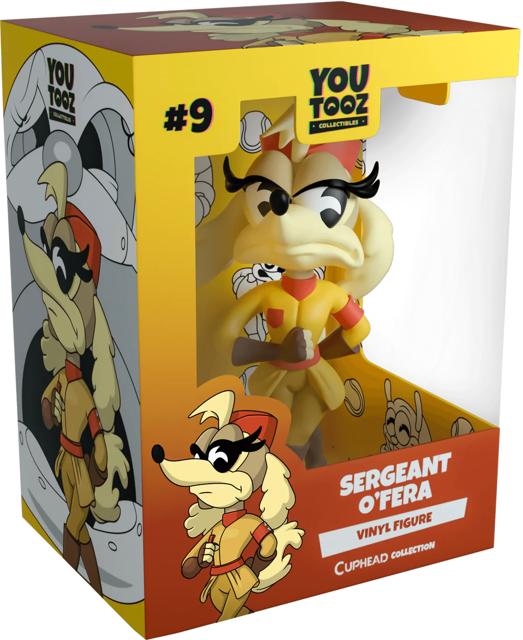 Cuphead Youtooz Vinyl Figure Sergeant O'fera