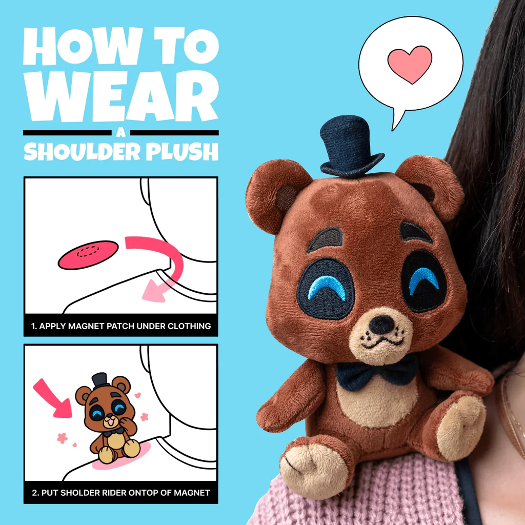 Five Nights At Freddys Freddy Fazbear Shoulder Rider Youtooz Plush
