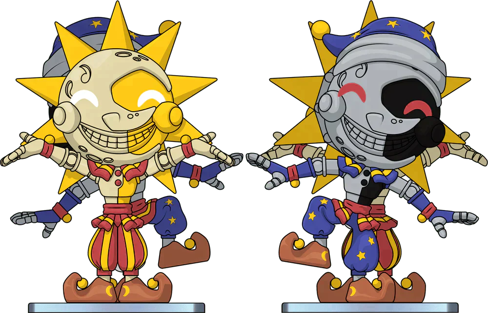 Five Nights At Freddys Youtooz Vinyl Figure Sun & Moon