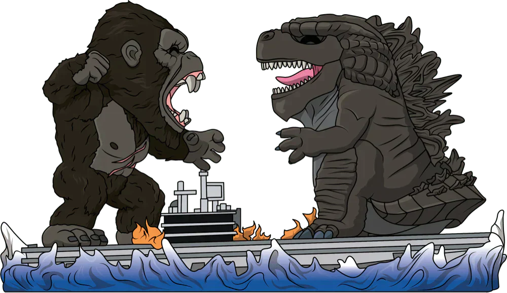 Godzilla Youtooz Vinyl Figure Godzilla vs King Kong