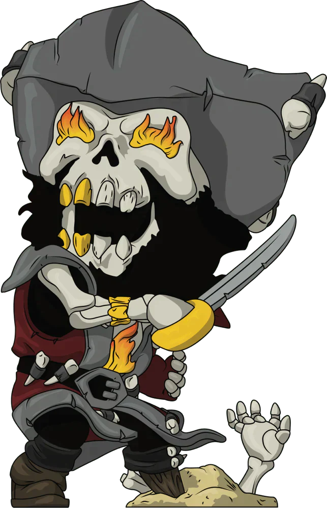 Sea of Thieves Youtooz Vinyl Figure Captain Flameheart