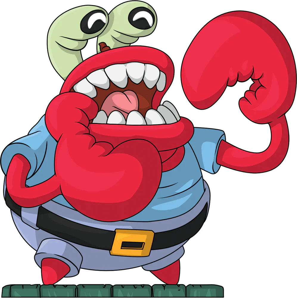 Spongebob Squarepants Youtooz Vinyl Figure Mr Krabs Choking