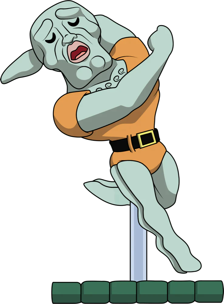 Spongebob Squarepants Youtooz Vinyl Figure Falling Handsome Squidward