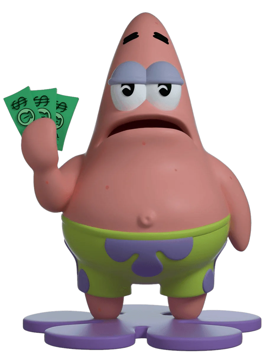 Spongebob Squarepants Youtooz Vinyl Figure Patrick Star "I Have 3 Dollars"