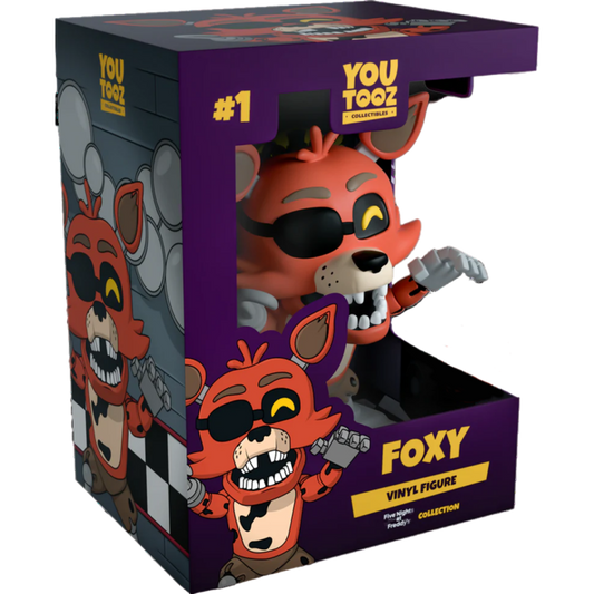 Five Nights At Freddys Youtooz Vinyl Figure Foxy Flocked