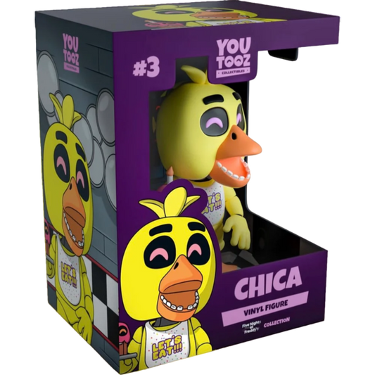 Five Nights At Freddys Youtooz Vinyl Figure Chica Flocked