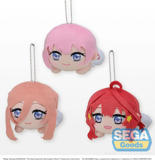 The Quintessentail Quintuplets Movie Vol 2 Keychain Nesoberi Plush