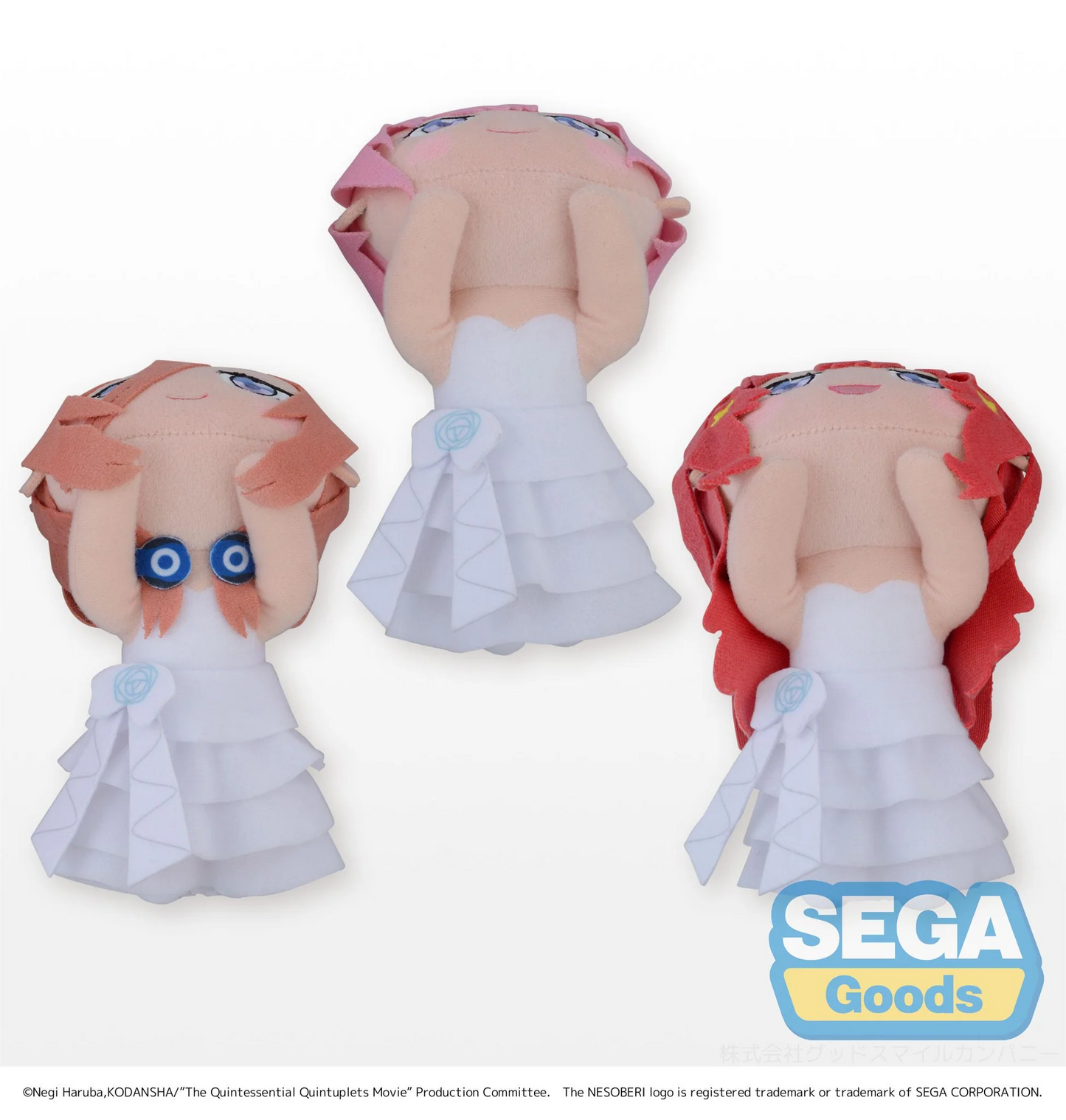 The Quintessentail Quintuplets Movie Vol 2 Keychain Nesoberi Plush