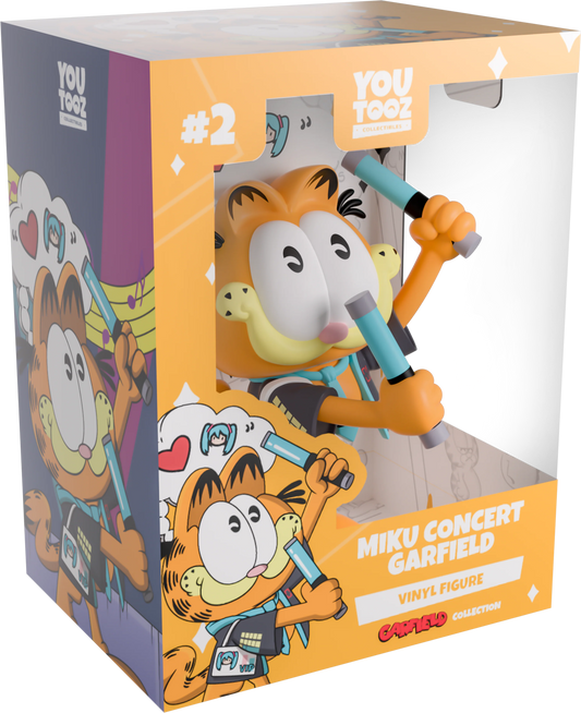 Garfield Youtooz Vinyl Figure Hatsune Miku Concert Garfield