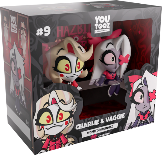 Hazbin Hotel Youtooz Monitor Buddiez Charlie & Vaggie