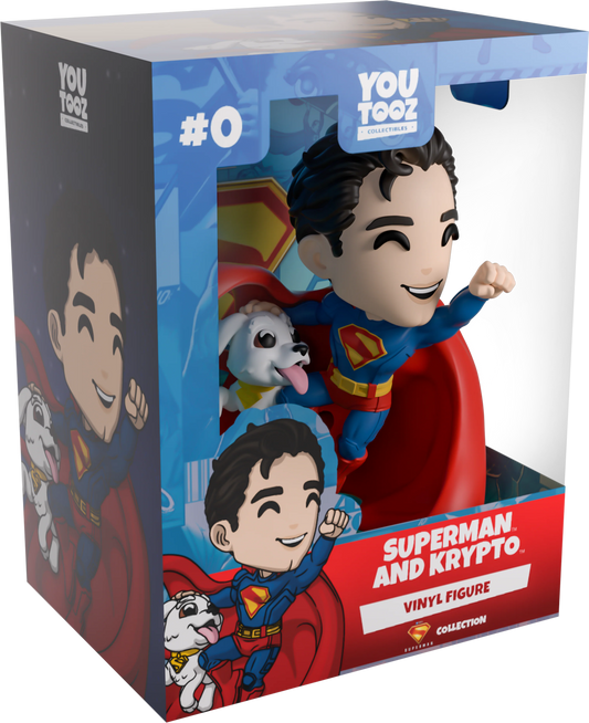 Superman Genesis Youtooz Vinyl Figure Superman and Krypto