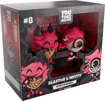 Hazbin Hotel Youtooz Monitor Buddiez Alastor & Niffty