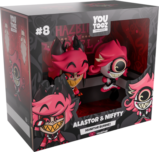 Hazbin Hotel Youtooz Monitor Buddiez Alastor & Niffty
